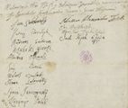 List jeńców polskich 1660 - 3/3 podpisy