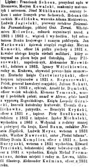 Zdjęcie powstańca styczniowego Włodzimierz Milowicz