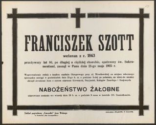 Zdjęcie powstańca styczniowego Franciszek Szott