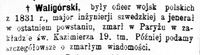 Wzmianka o śmierci