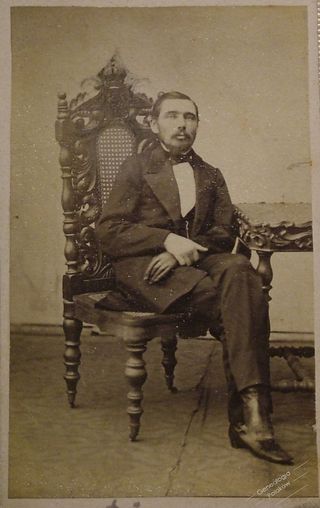Zdjęcie powstańca styczniowego Stanisław Antoni Prószyński
